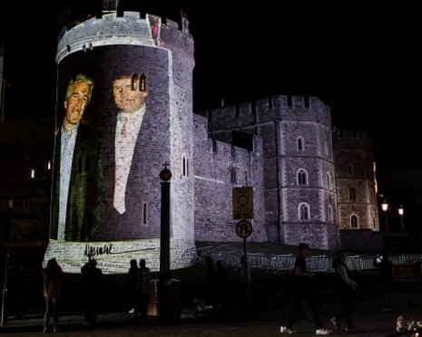 Four People Taken into Custody Following Projections of Donald Trump and Jeffrey Epstein Displayed on Royal Windsor Castle