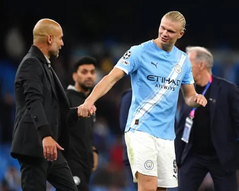 Erling Haaland Enters Exclusive Champions League Half-Century Club, Hailed by Pep as Ronaldo and Messi's Fellow Monster
