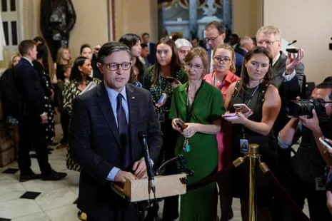 House Passes Funding Measure as Democrats Protest Medical Reductions: “We Do Not Serve Trump”